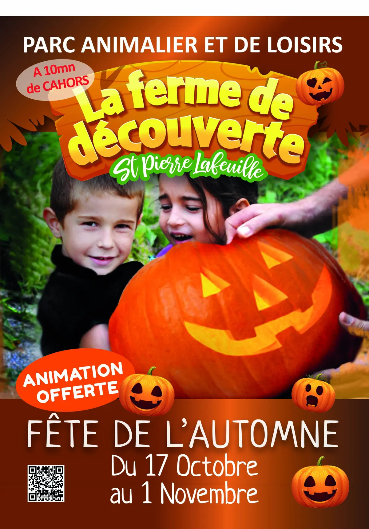 Fête de l'automne à la ferme de découverte