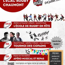 Fête de l'ECAC rugby à Chaumont