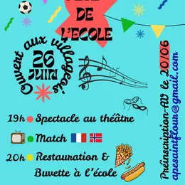 Fête De L'école De Saint Flour De Mercoire