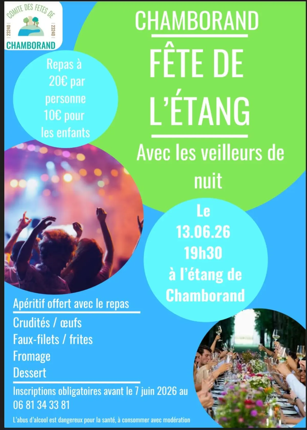 Fête de l'étang avec Les Veilleurs de Nuit