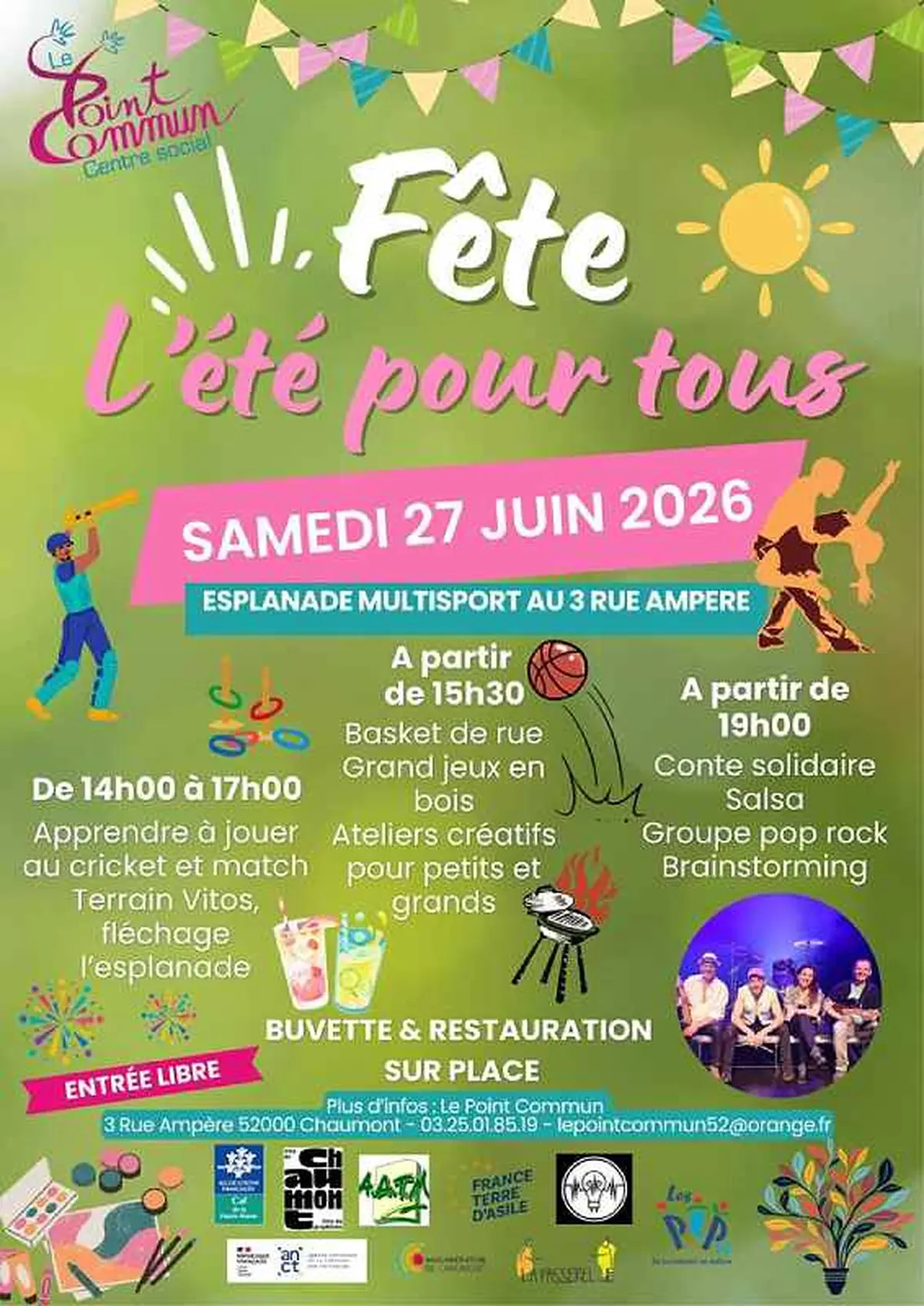 Fête de l'été pour tous à la Rochotte