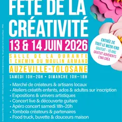 Fête De La Créativité - 13 & 14 Juin 26 - Auzeville-Tolosane