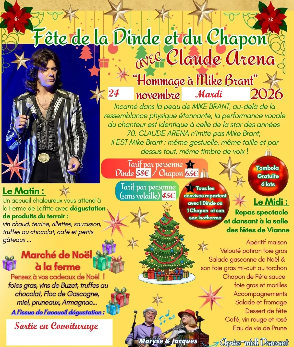 Fête de la dinde et du chapon à la ferme de Lafitte