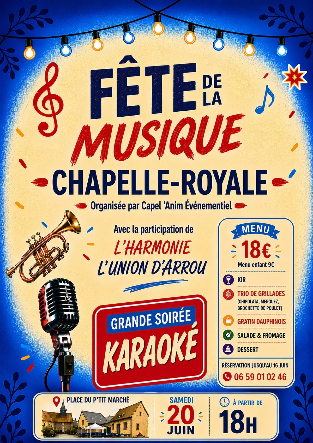 fête de la musique à Chapelle-Royale