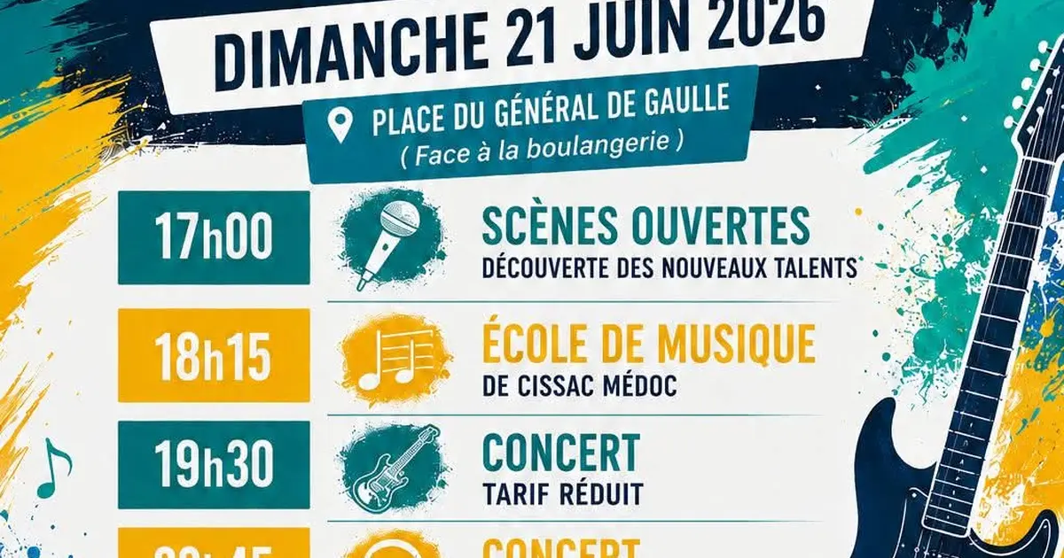 Fête de la musique à Cissac-Médoc