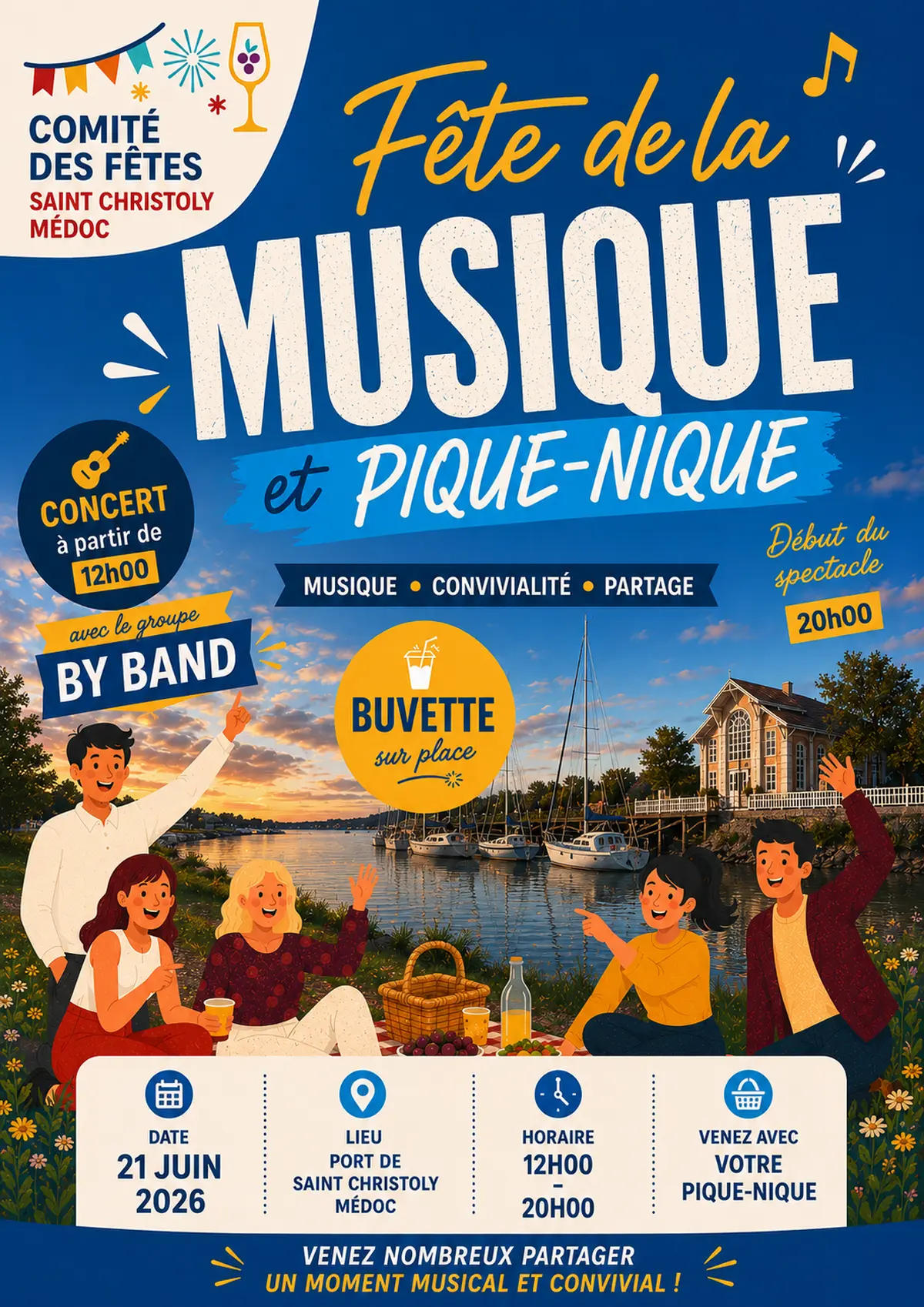 Fête de la Musique à Saint-Christoly-Médoc
