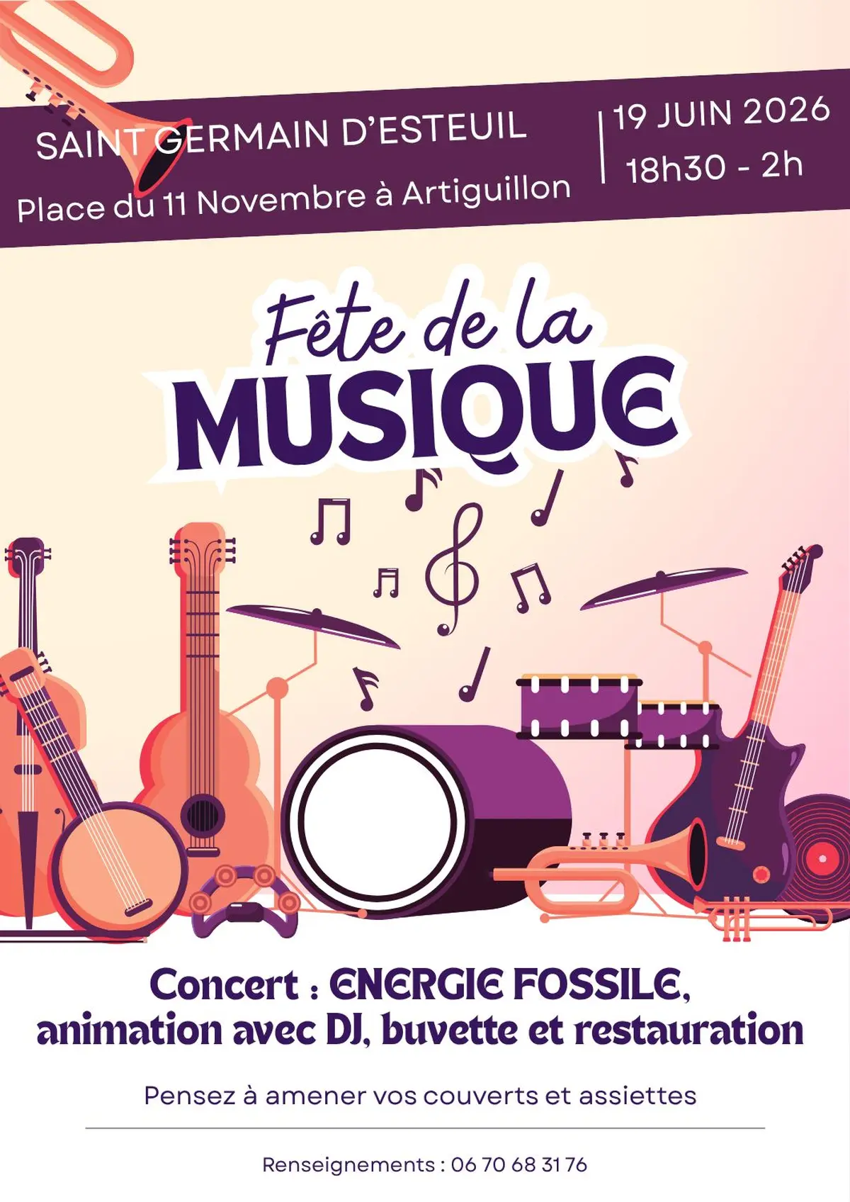 Fête de la musique à Saint-Germain-d'Esteuil