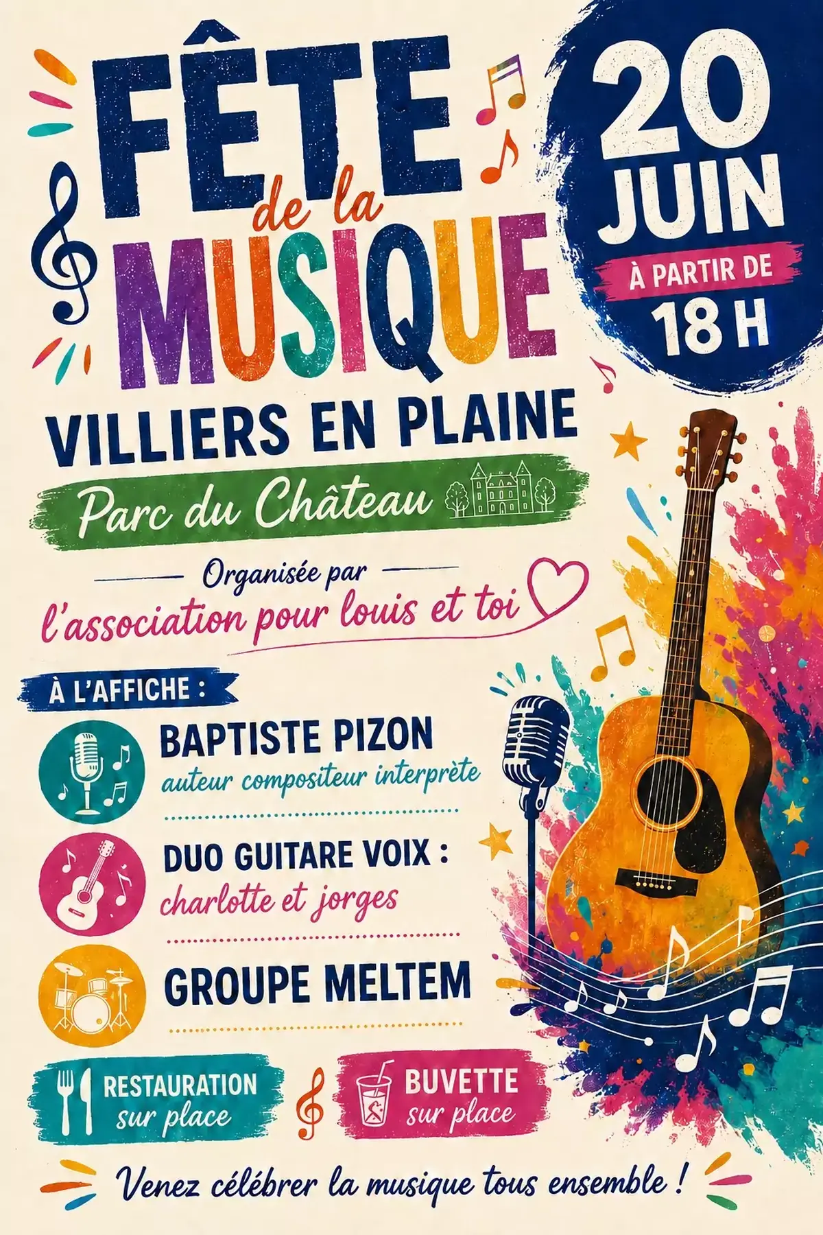 Fête de la Musique à Villiers-en-Plaine