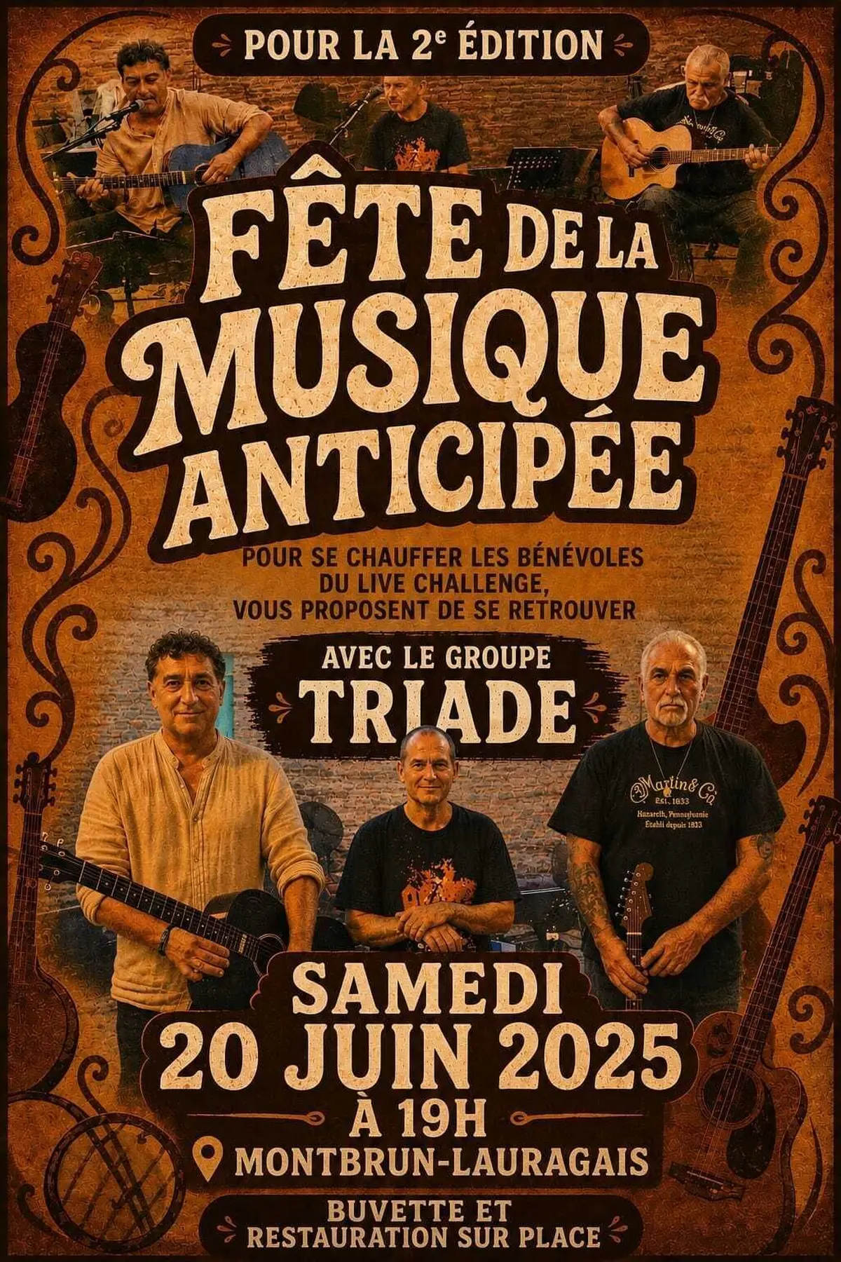 Fête De La Musique Anticipée, Avec Les Bénévoles Du Live Challenge