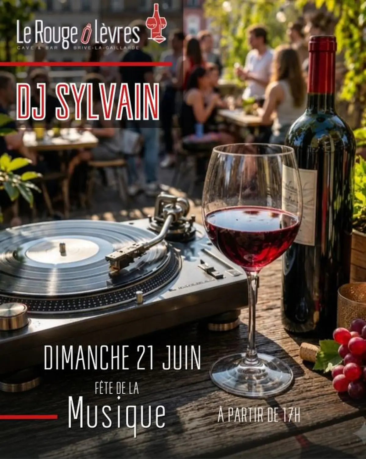 Fête de la Musique au Bar à vin Le Rouge Ô Lèvres