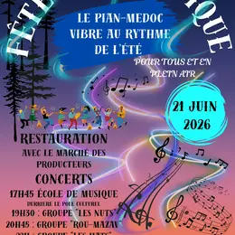 Fête de la musique au Pian-Médoc 2026