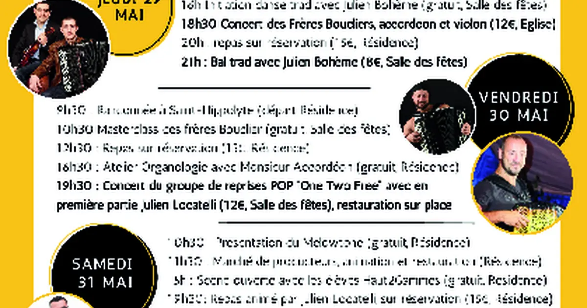 Fête de la musique autour de l'accordéon
