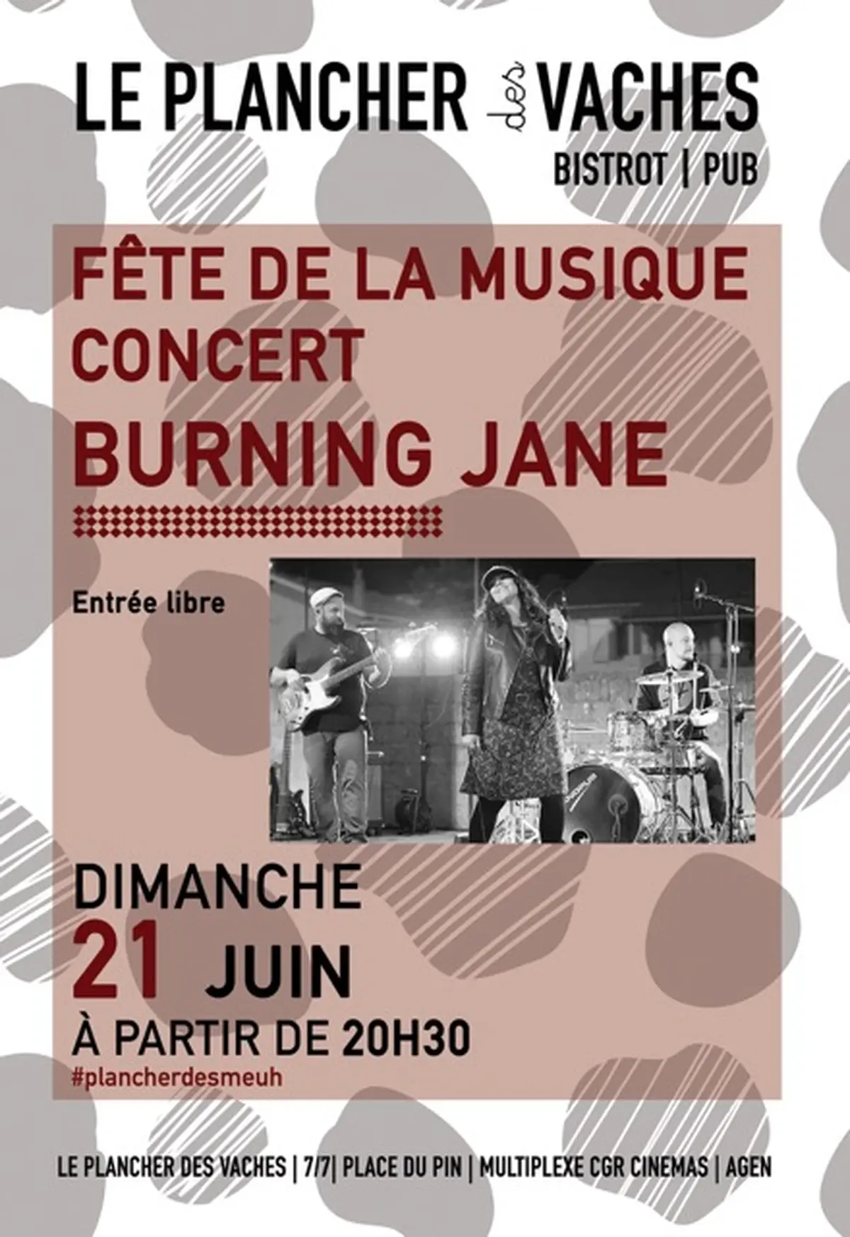 Fete de la Musique Avec Burning Jane