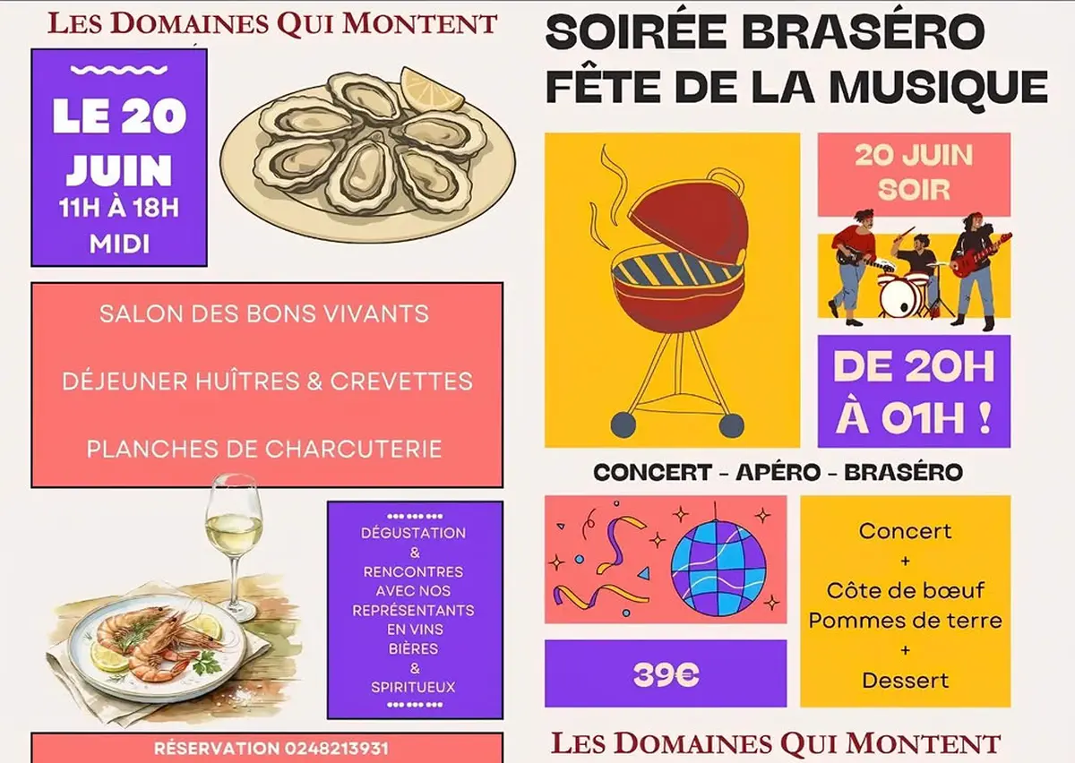 Fête de la Musique avec Les Domaines qui Montent