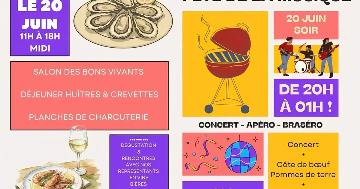 Fête de la Musique avec Les Domaines qui Montent