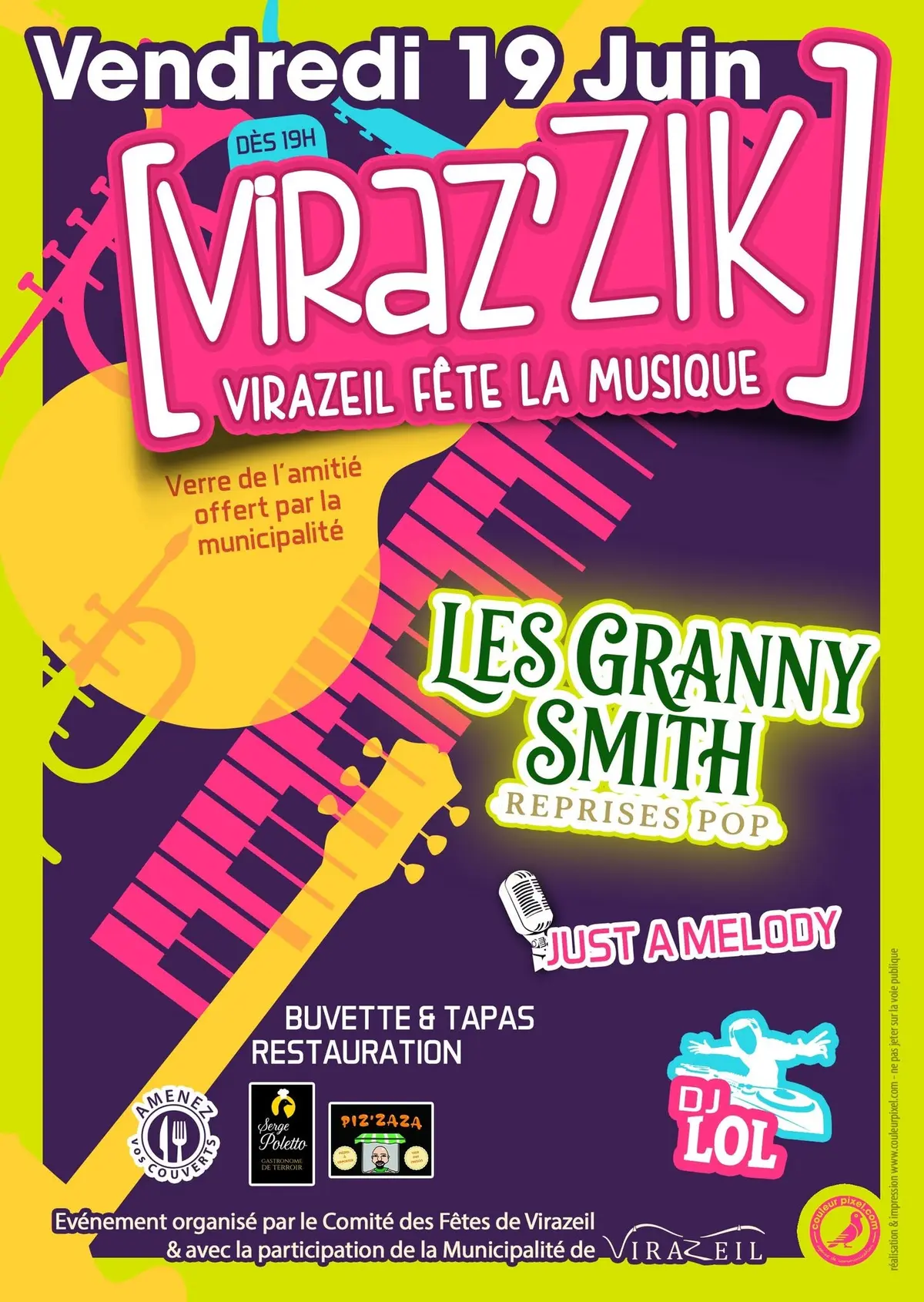 Fête de la musique avec Les Viraz'Zik