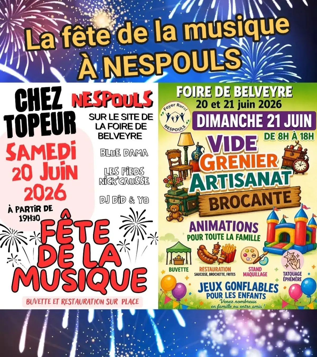 Fête de la musique chez Topeur à Nespouls