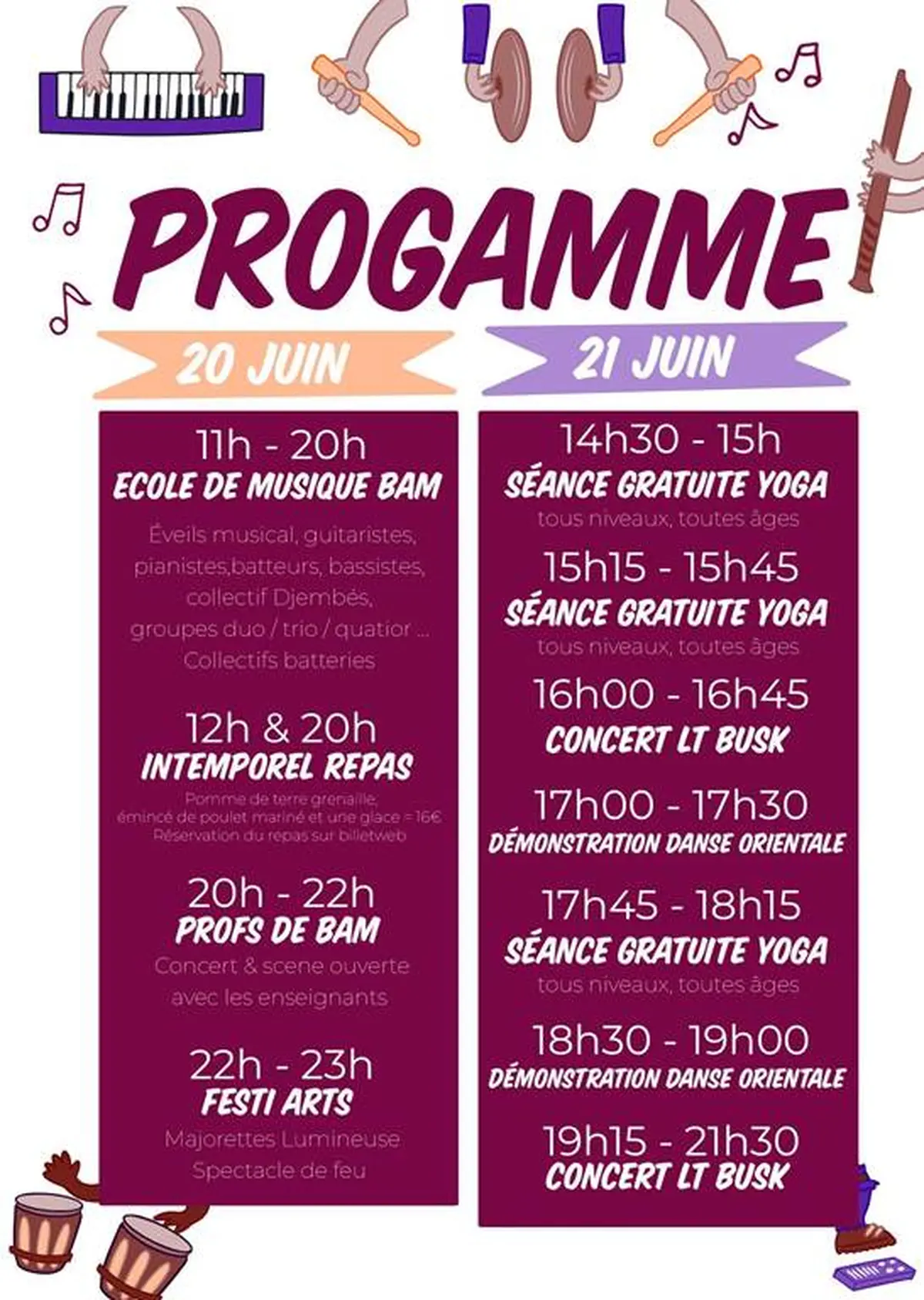 Fête de la musique chez Yauque