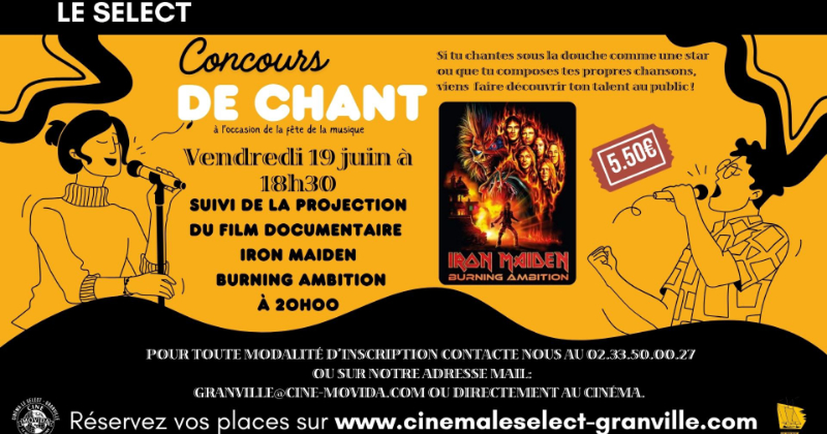 Fête de la musique : concours de chant et documentaire sur Iron Maiden