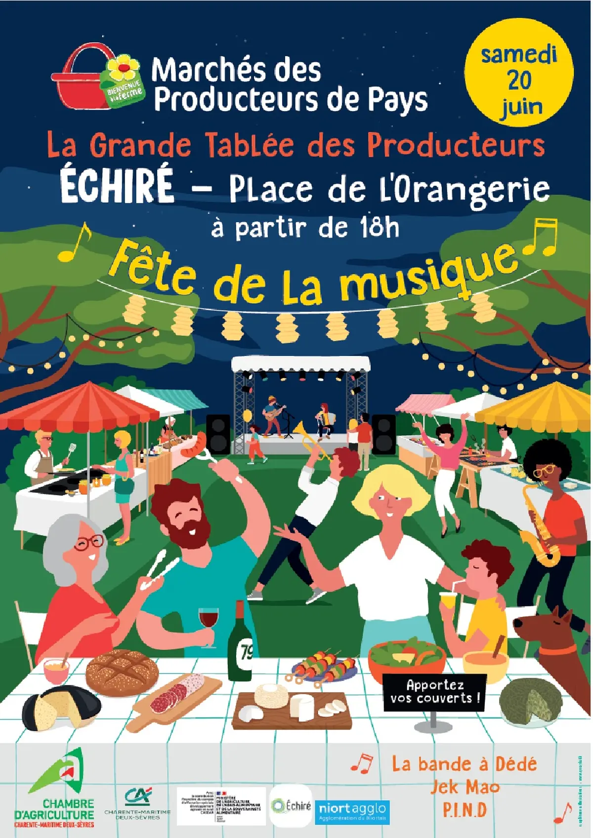 Fête de la musique & Marché de Producteurs de Pays à Échiré