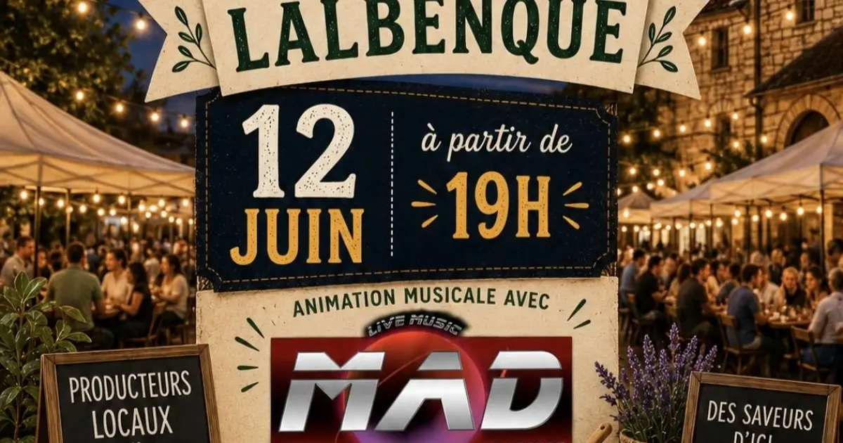 Fête de la musique et marché gourmand à Lalbenque