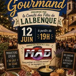 Fête de la musique et marché gourmand à Lalbenque