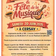Fête de la musique et vide grenier à Cersay