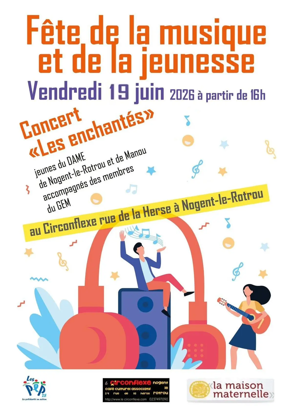 Fête de la Musique I Concert au Circonflexe Les Enchantés