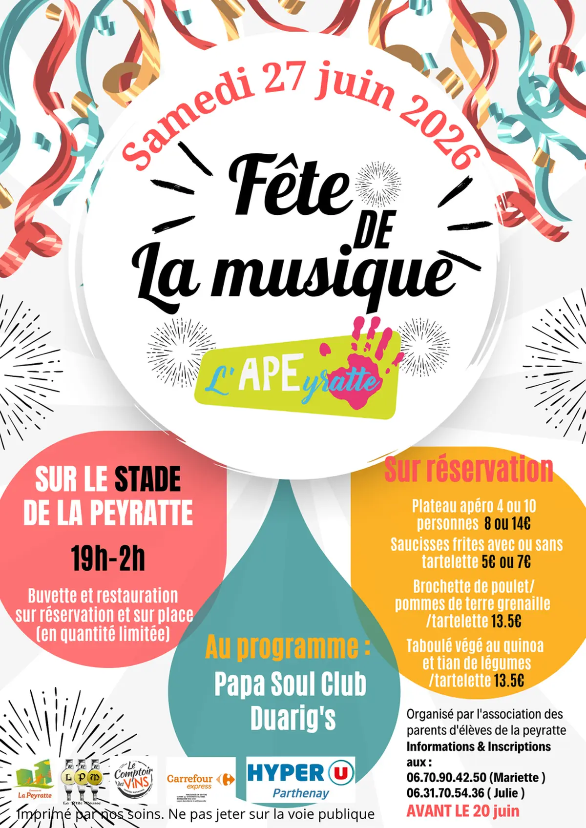 Fête de la musique La Peyratte