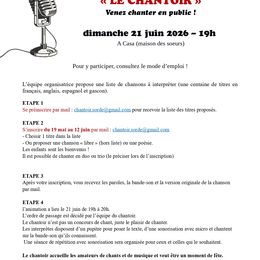 Fête de la musique « Le chantoir »
