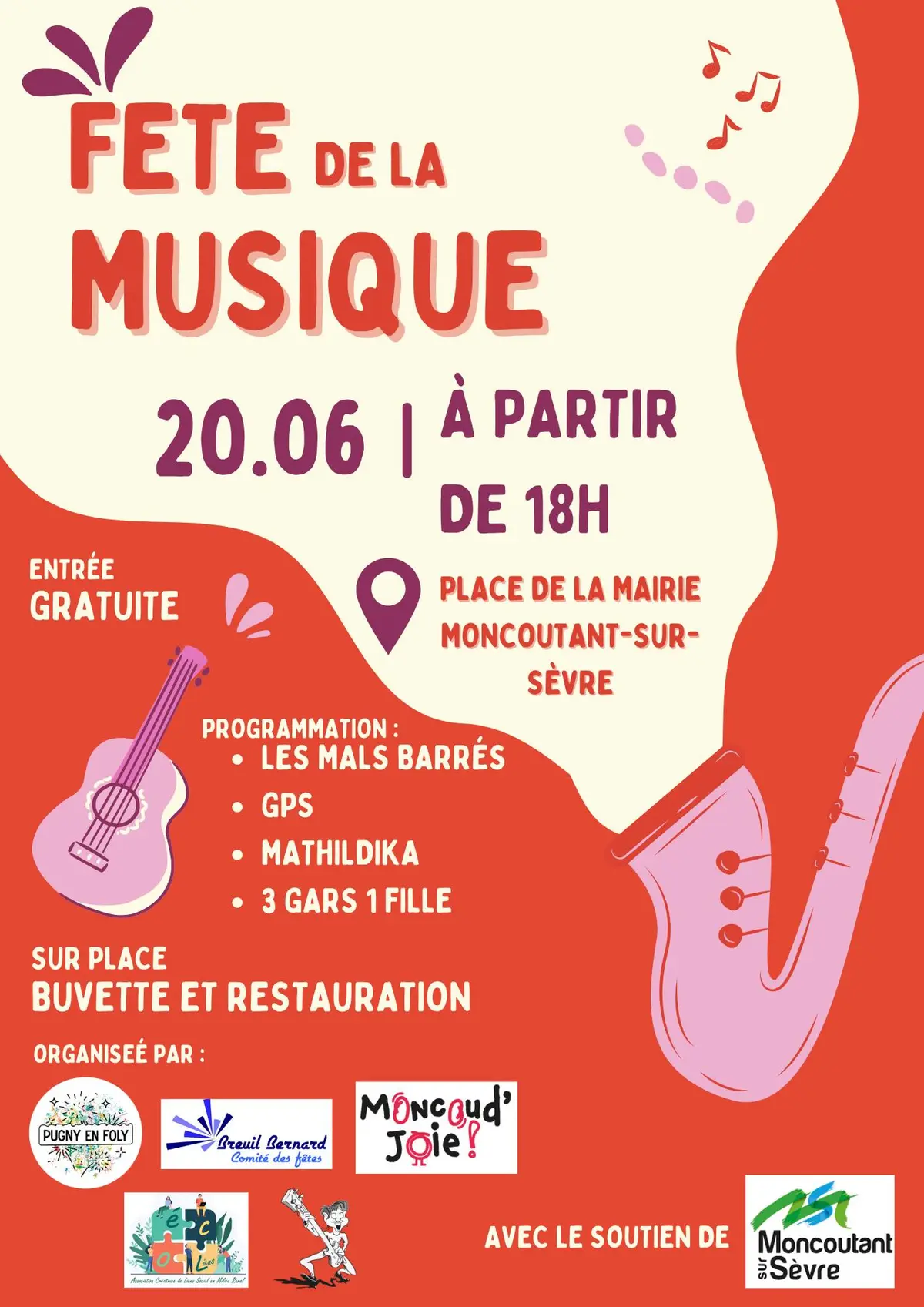 Fête de la musique - Moncoutant-sur-Sèvre