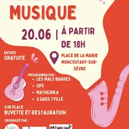 Fête de la musique - Moncoutant-sur-Sèvre