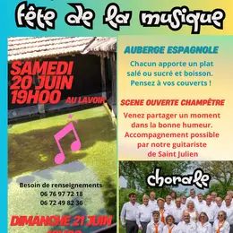 Fête de la musique : scène ouverte champêtre