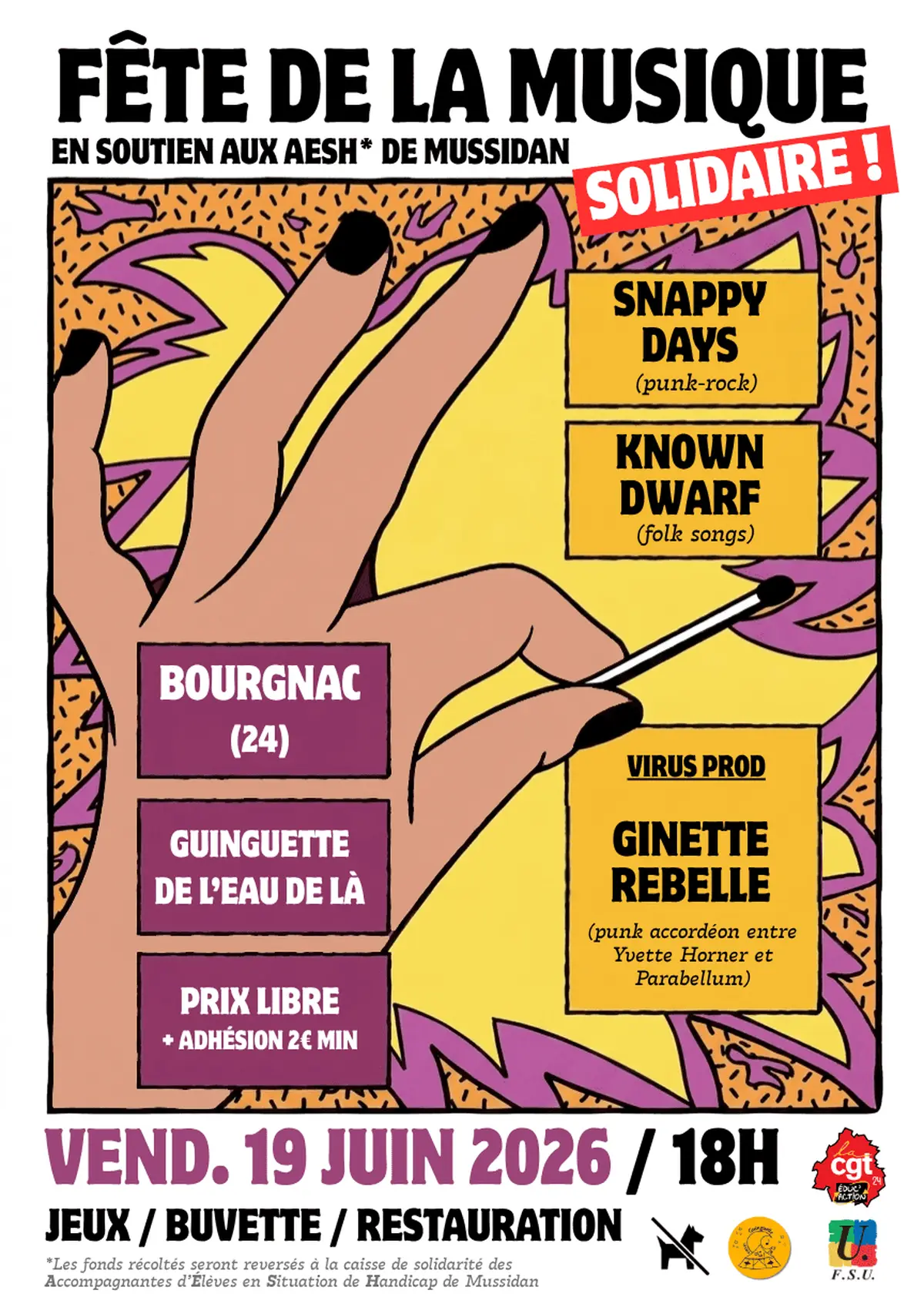 Fête de la musique solidaire