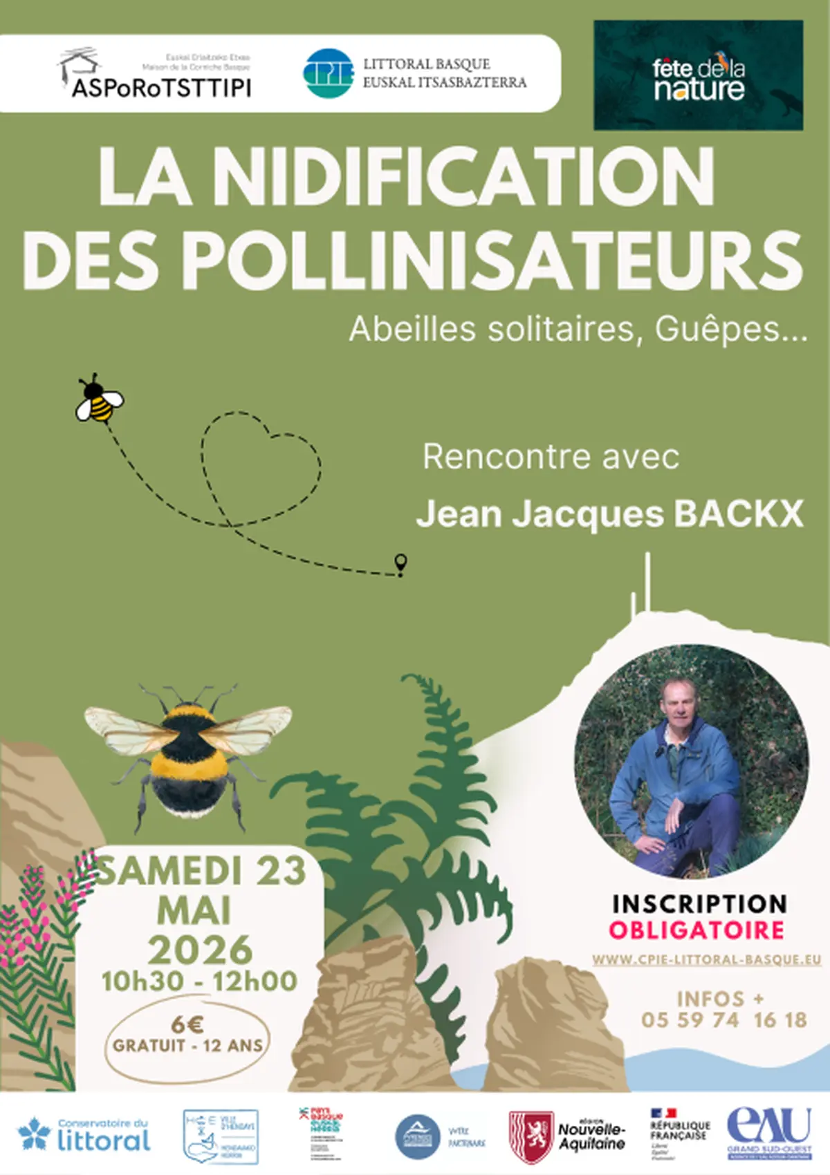Fête de la Nature 2026 - Rencontre avec Jean-Jacques BACKX
