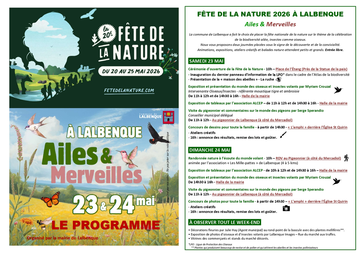 Fête de la Nature à Lalbenque