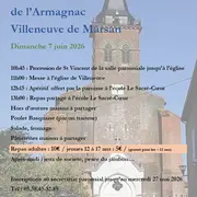 Fête de la paroisse St Vincent de l'Armagnac
