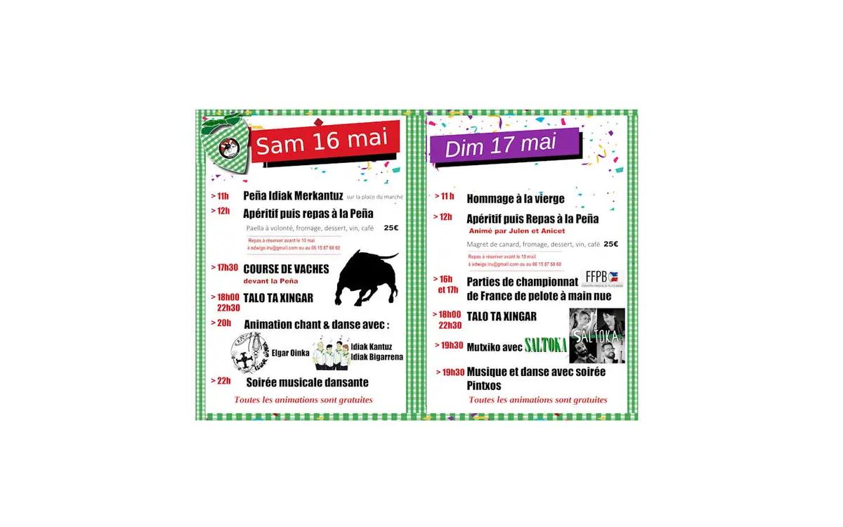 Fête de la Peña Idiak