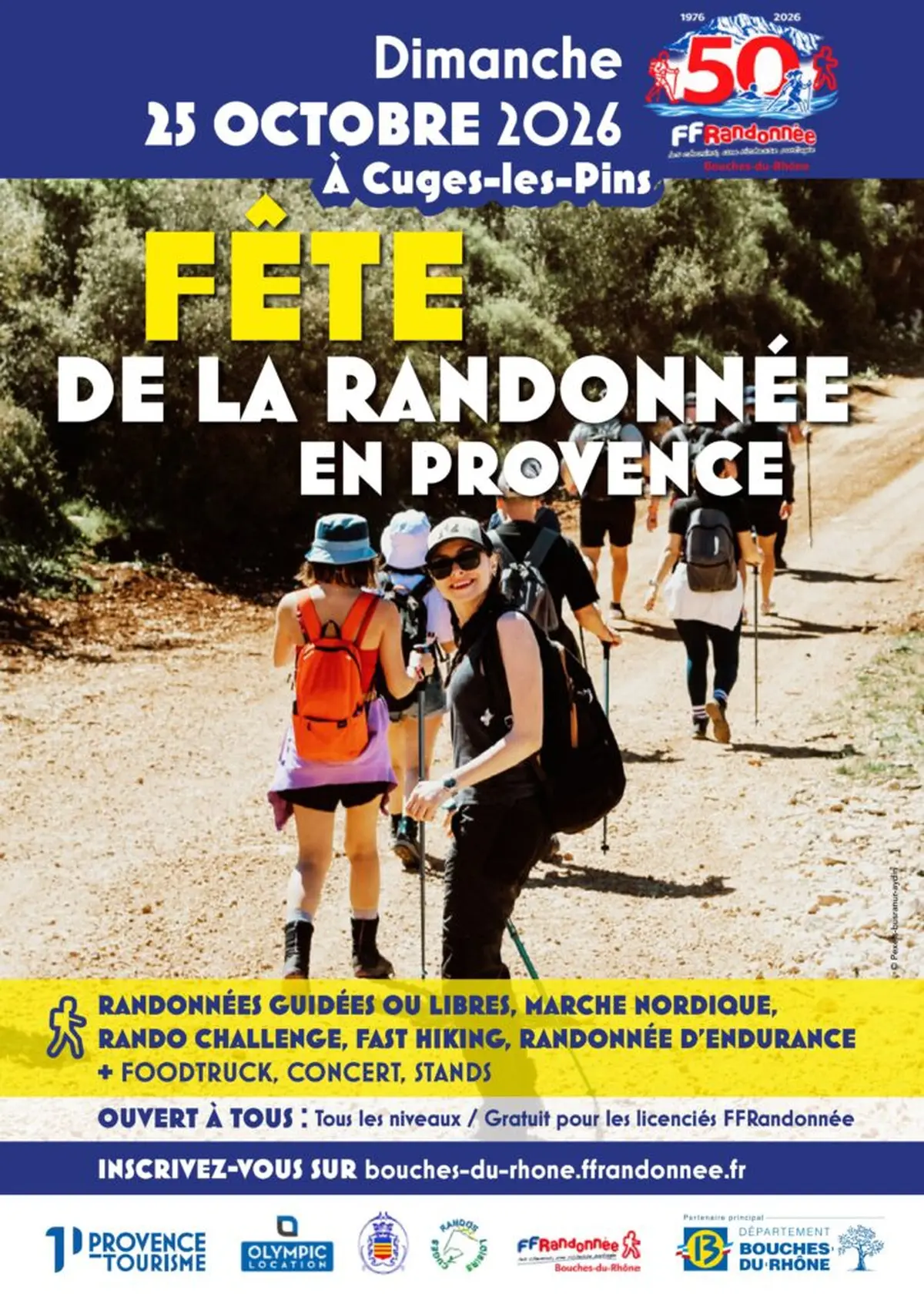Fête de la randonnee des Bouches du Rhône à Cuges les Pins