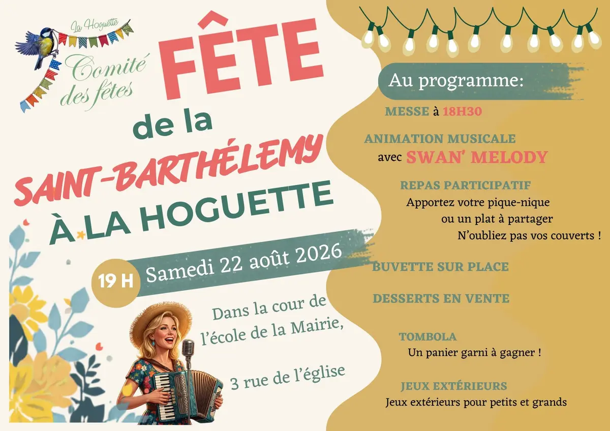 Fête de la Saint Barthélémy à la Hoguette