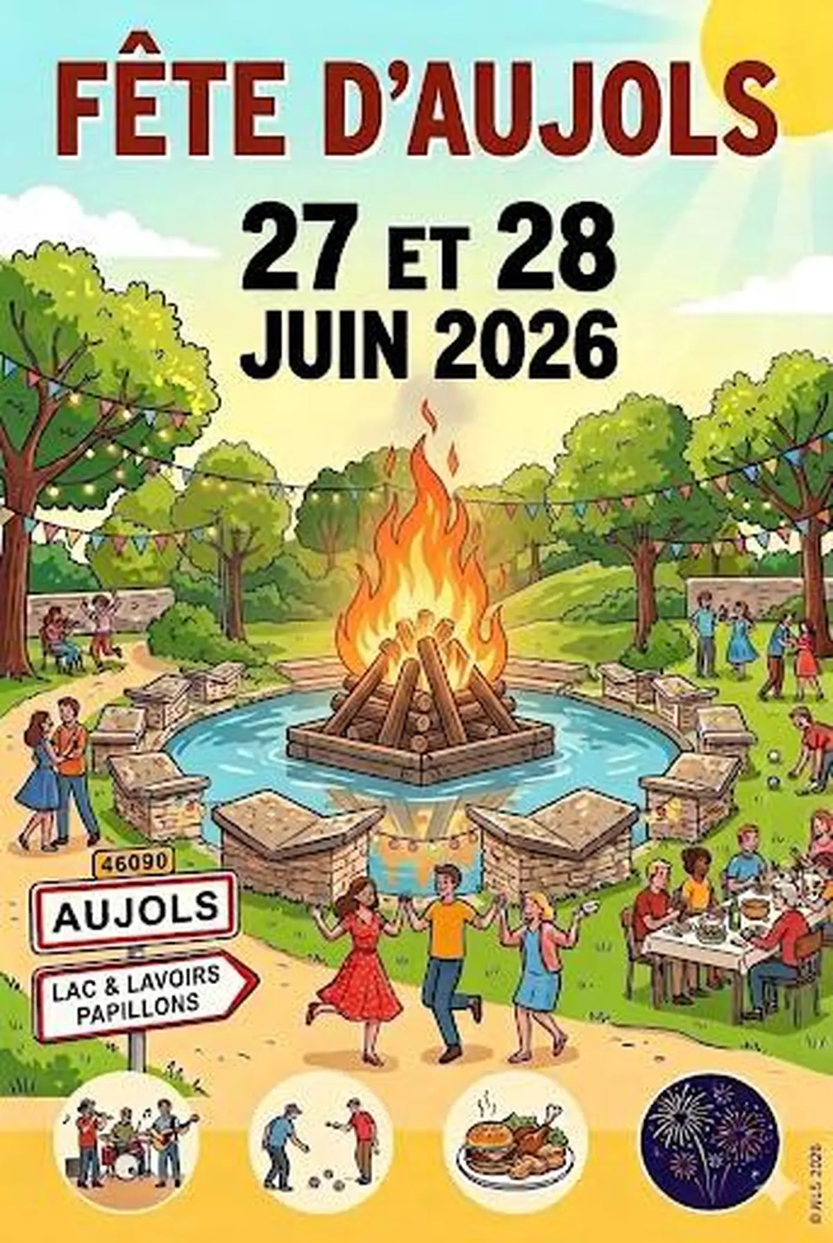 Fête de la Saint Jean à Aujols