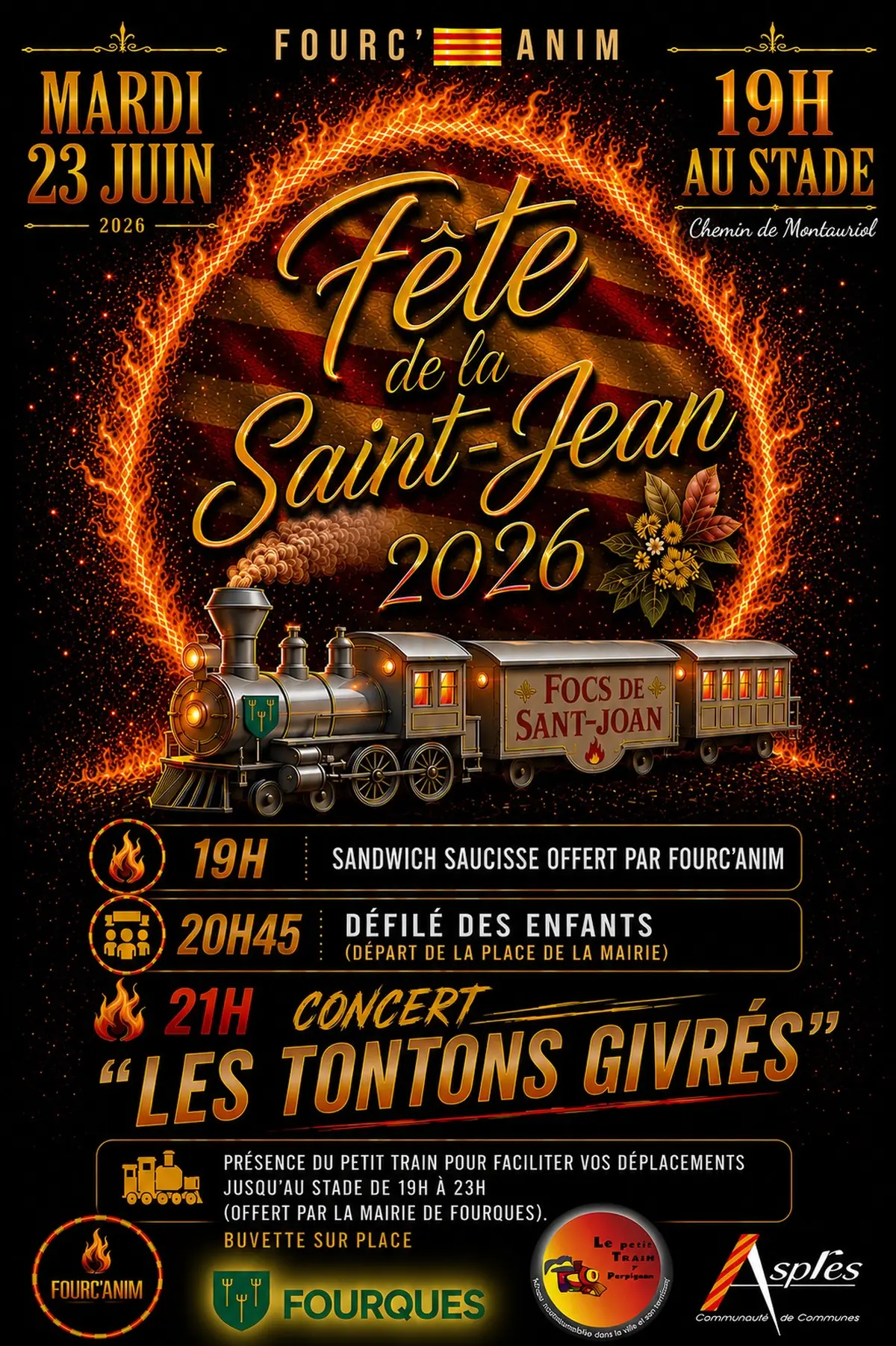 Fête De La Saint Jean à Fourques