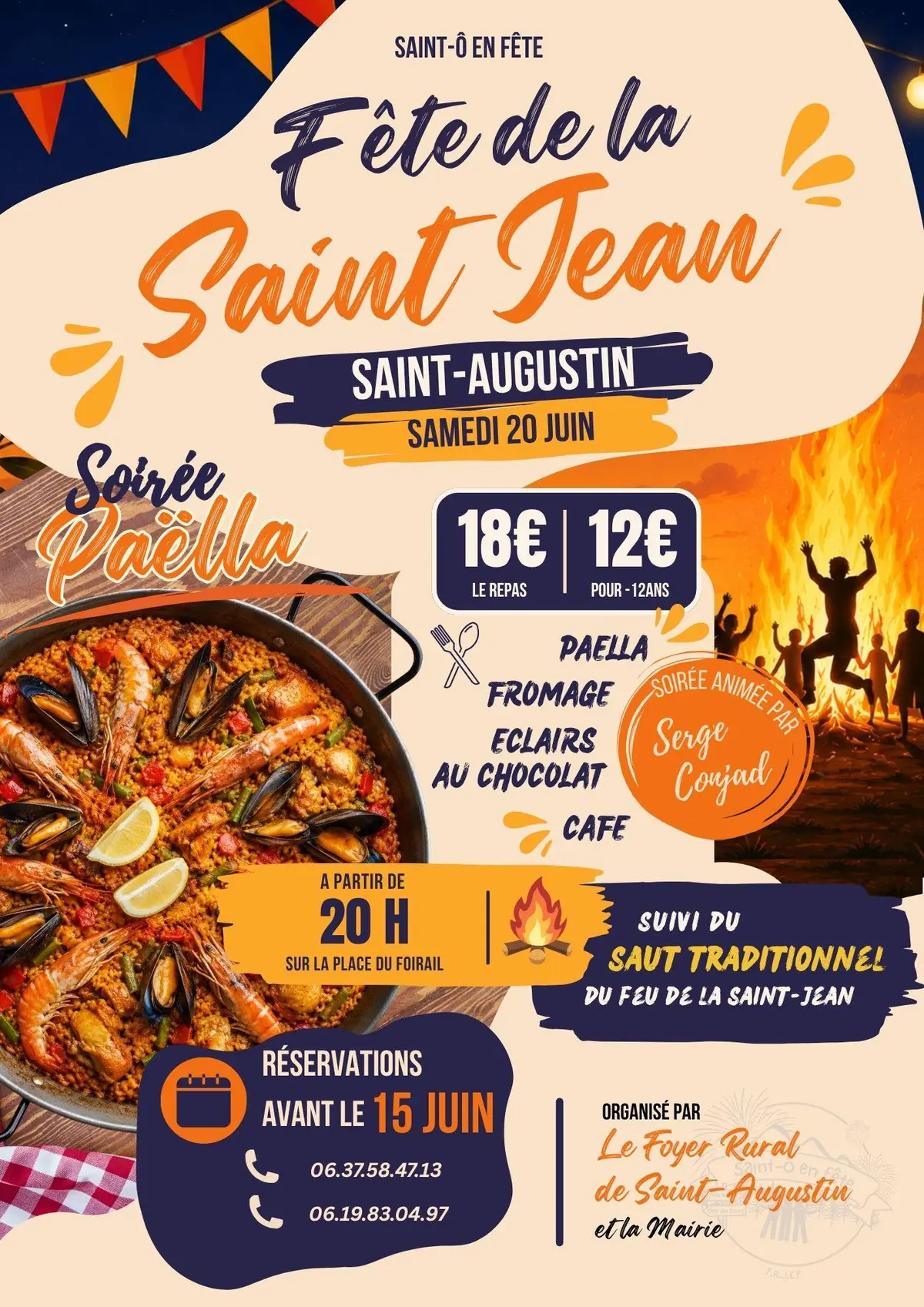Fête de la Saint-Jean Soirée paëlla