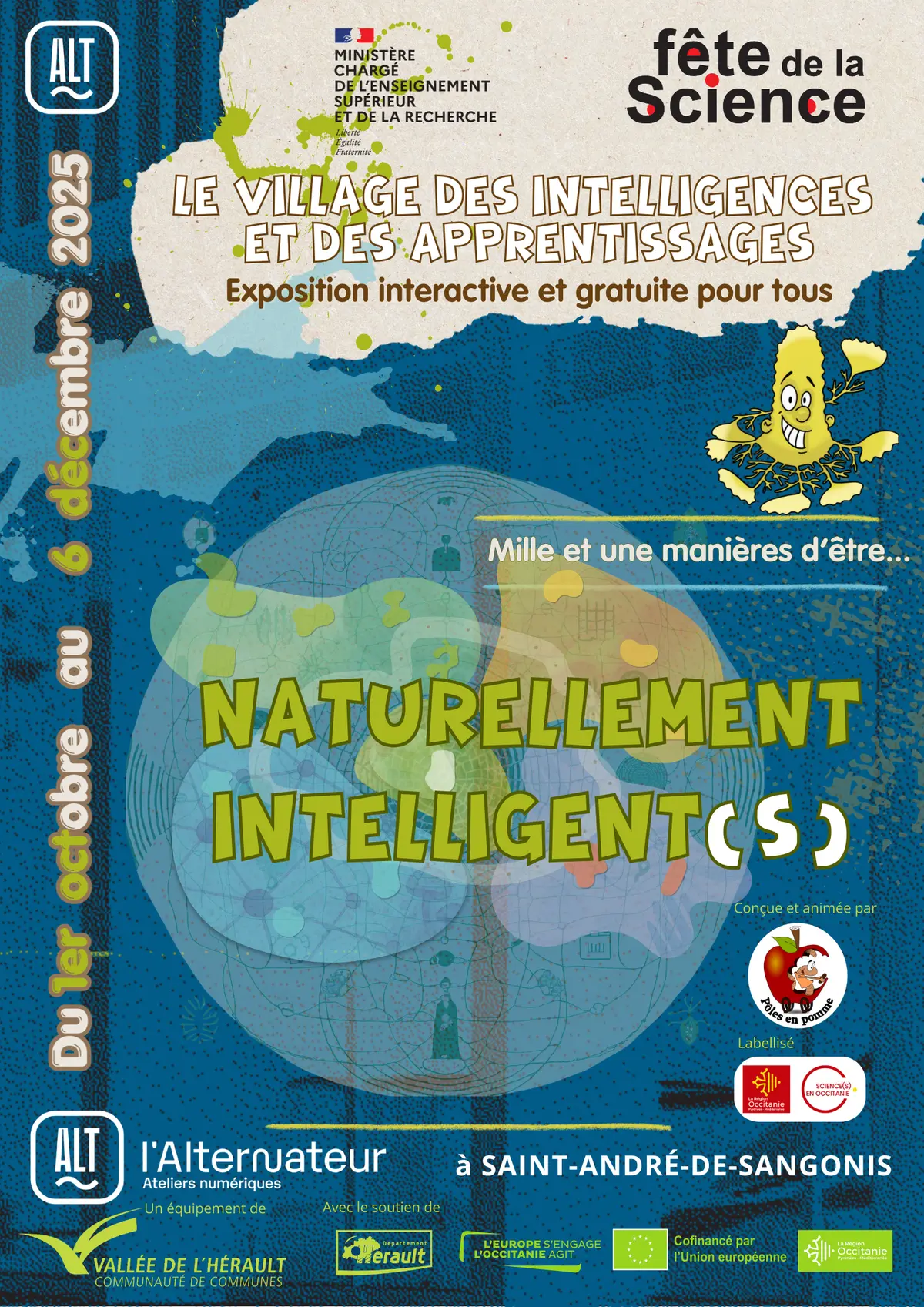 Fête De La Science 2025: Exposition  Intelligences Naturelles 