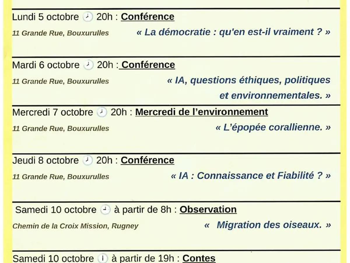 Fête de la science conférence - mercredi de l'environnement récit de l’épopée corallienne