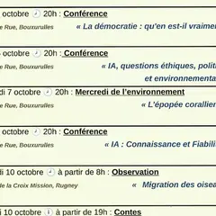 Fête de la science conférence - mercredi de l'environnement récit de l’épopée corallienne
