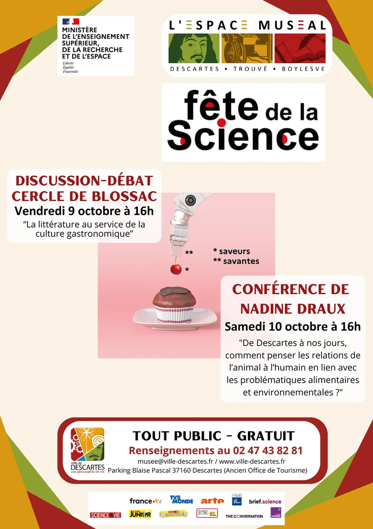 Fête de la Science - Discussion débat du Cercle philosophique de Blossac