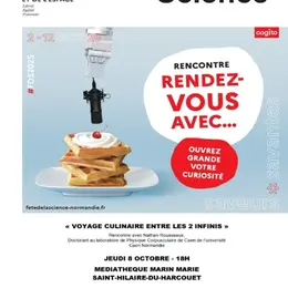 Fête de la science > Voyage culinaire entre deux infinis