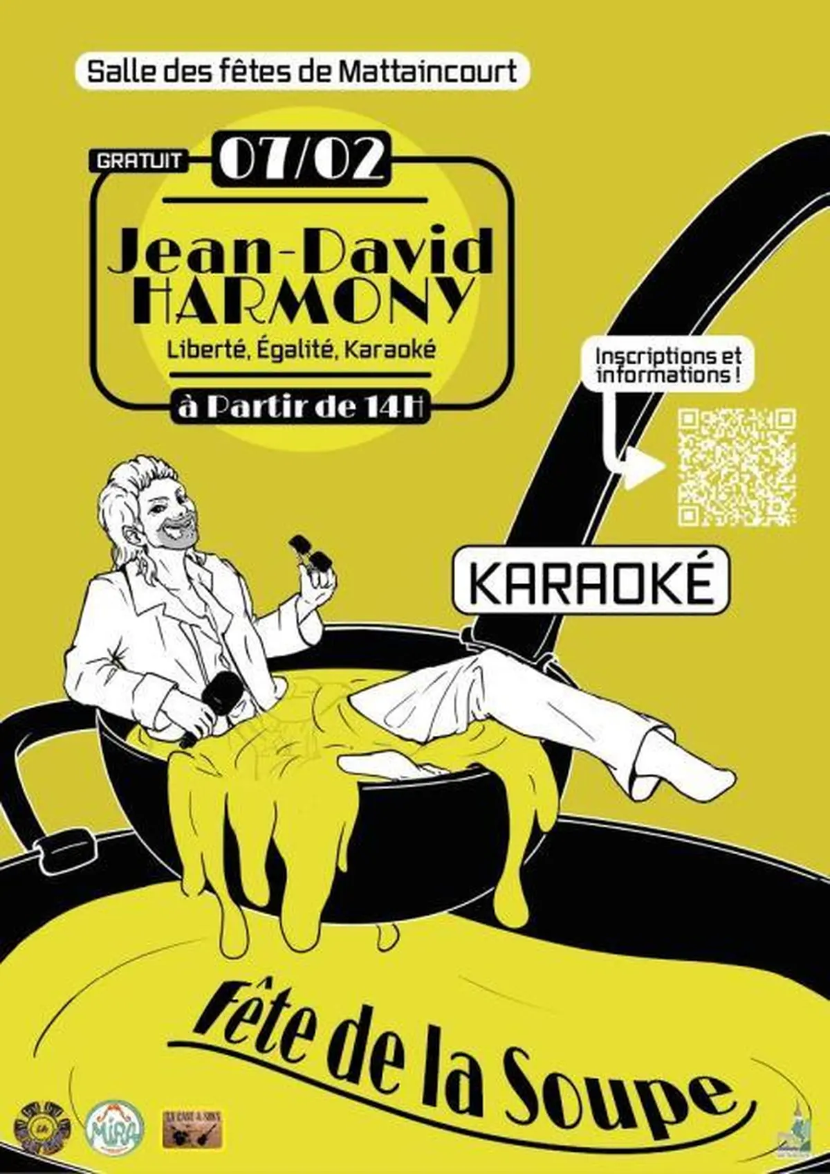 Fête de la soupe et karaoké avec Jean-David Harmony