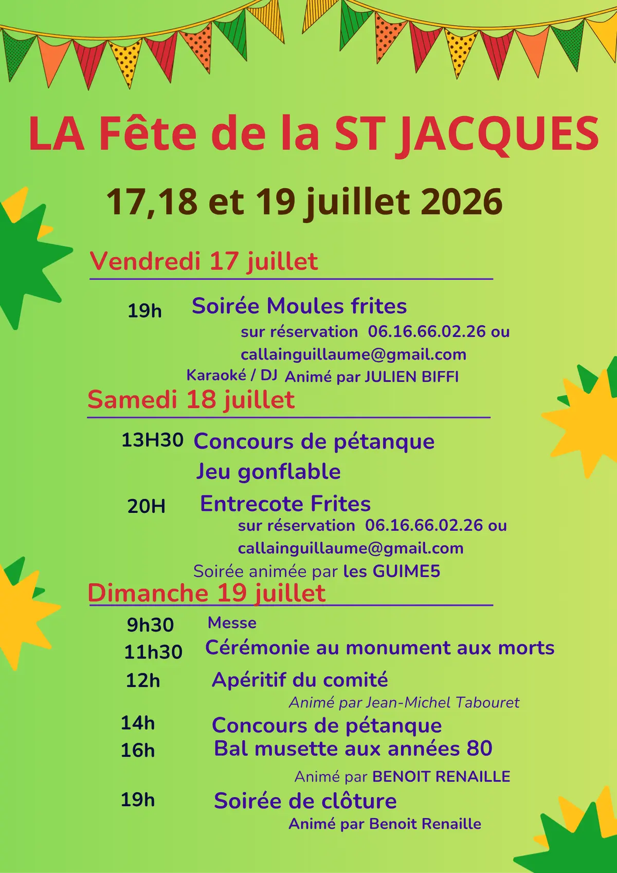 Fête De La St Jacques à Montesquieu-Lauragais